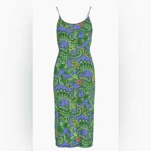 Alice & Olivia Delora Paisley Slip dress